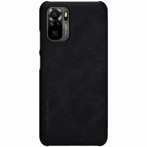 Чехол книжка Nillkin RedMi Note 10, Qin LC, Чёрный