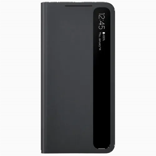 Чехол Samsung Smart Clear View Cover for Galaxy S21, Чёрный