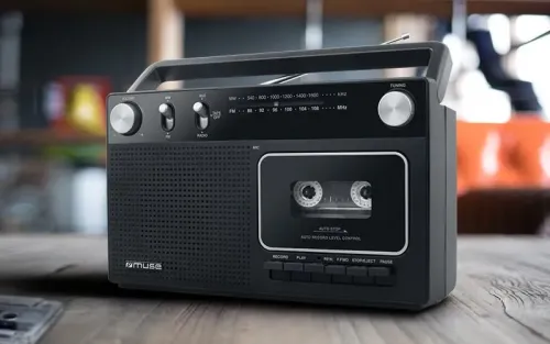 Radio portabil MUSE M-152 RC, Negru