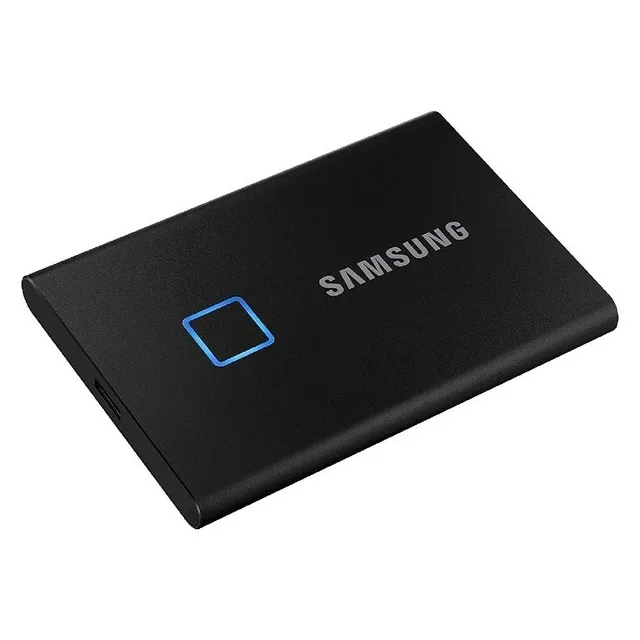 Внешний портативный SSD накопитель Samsung Portable SSD T7 Touch,  2 TB, Чёрный (MU-PC2T0K/WW)