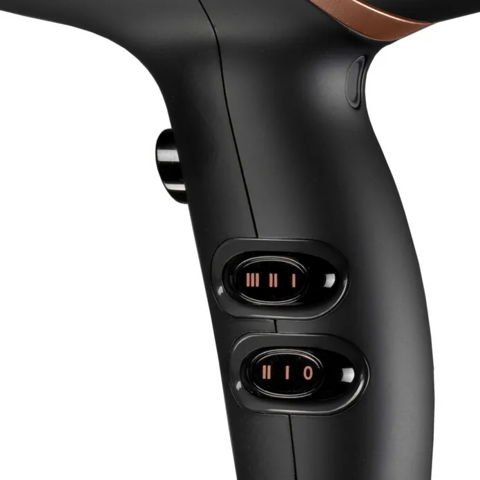 Uscător de păr BaByliss Bronze Shimmer D566E, 2200 W, Negru