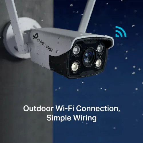 Camera de supraveghere IP TP-LINK VIGI C340-W (4mm), Alb