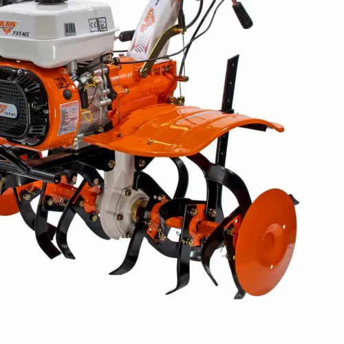 Motocutor Ruris 731ACC1 + roti cauciuc 5.00-8+rarita+plug+adaptor+dispozitiv scos cartofi+roti metalice 400 fara manicot+cultivator+set contragreutati 10kg