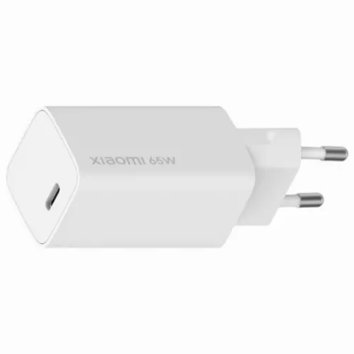 Зарядное устройство Xiaomi Mi 65W Fast Charger with GaN Tech Type-C, 65Вт, Белый