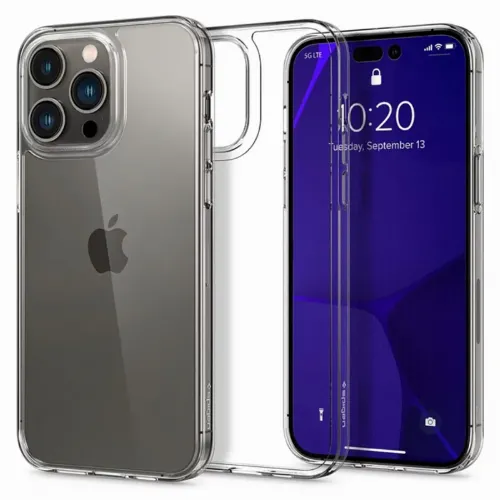 Чехол Spigen iPhone 14 Pro Max, Airskin Hybrid, Прозрачный