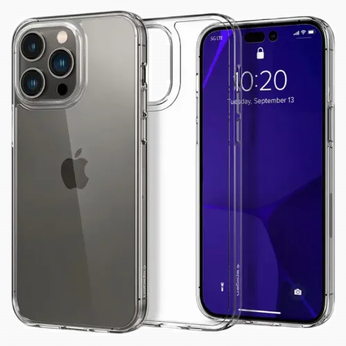 Чехол Spigen iPhone 14 Pro Max, Airskin Hybrid, Прозрачный
