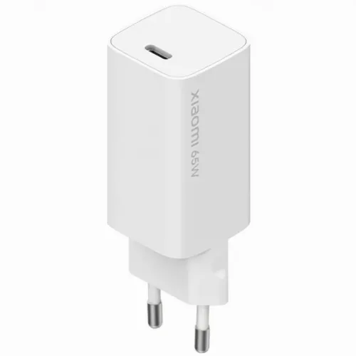 Зарядное устройство Xiaomi Mi 65W Fast Charger with GaN Tech Type-C, 65Вт, Белый