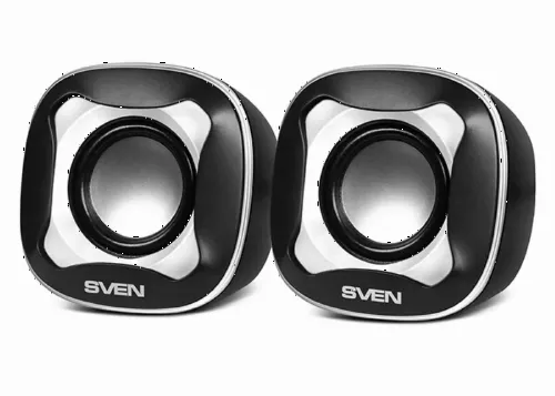 Компьютерные колонки 2.0 SVEN "170", Черный/Белый