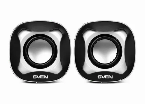 Компьютерные колонки 2.0 SVEN "170", Черный/Белый