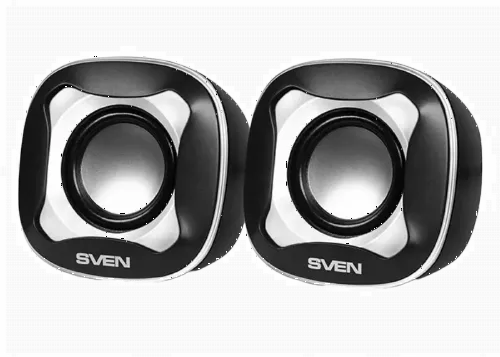 Компьютерные колонки 2.0 SVEN "170", Черный/Белый