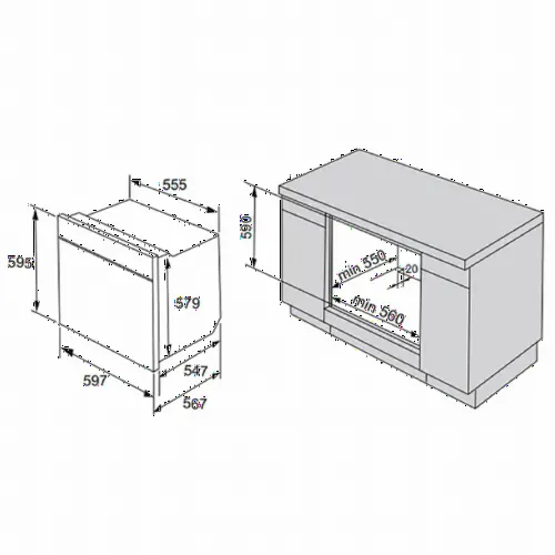 Cuptor Electric Gorenje BO 735 E20BG-M, Negru