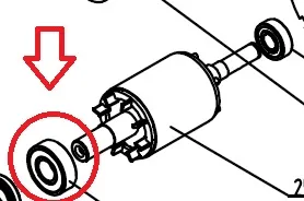 Rulment 6204 Z rotor compresor 24/50 L