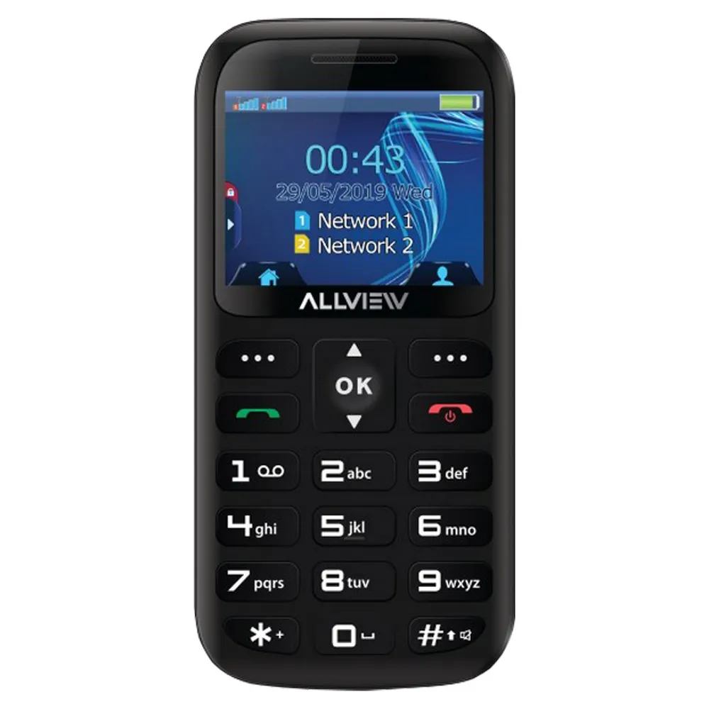 Telefon mobil Allview D2 Senior, 0,03GB/32MB, Negru