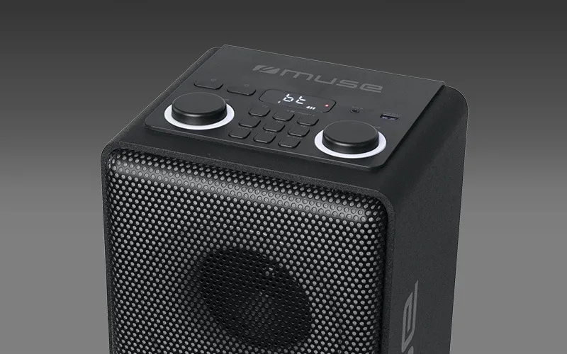 Boxă portabilă MUSE M-1808 DJ, Negru
