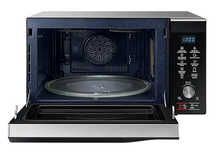 Микроволновая печь Samsung MC32K7055CT/BW, Нержавеющая сталь