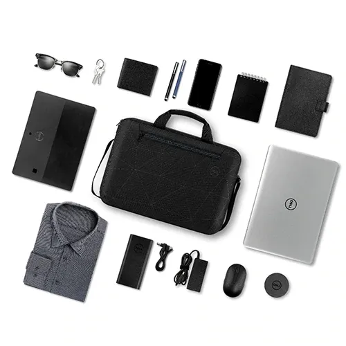 Сумка для ноутбука DELL Essential Briefcase, 15", Полиэстер, Чёрный