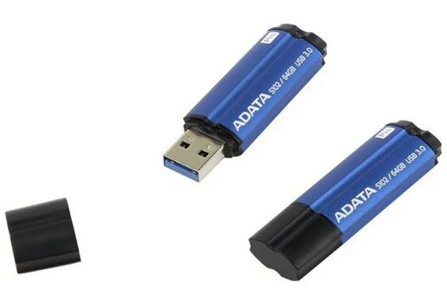 Memorie USB ADATA S102 Pro, 64GB, Albastru