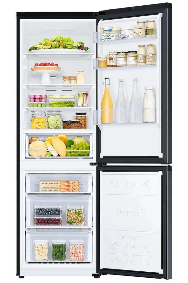 Холодильник Samsung RB34T670FBN/UA, All-Around cooling, Чёрный