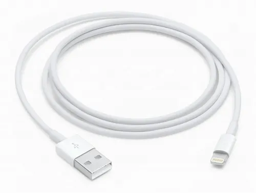 Кабель для зарядки и синхронизации Apple Lightning to USB Cable, USB Type-A/Lightning, 1м, Белый