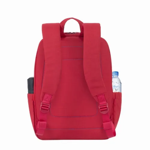 Рюкзак для ноутбука RivaCase Canvas, 15.6", Полиэстер, Красный