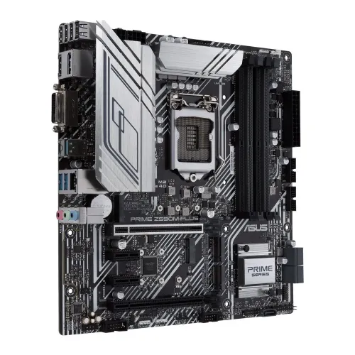 Placă de bază ASUS PRIME Z590M-PLUS, LGA1200, Intel Z590, Micro-ATX