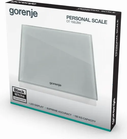Электронные напольные весы Gorenje OT150LBW, Белый