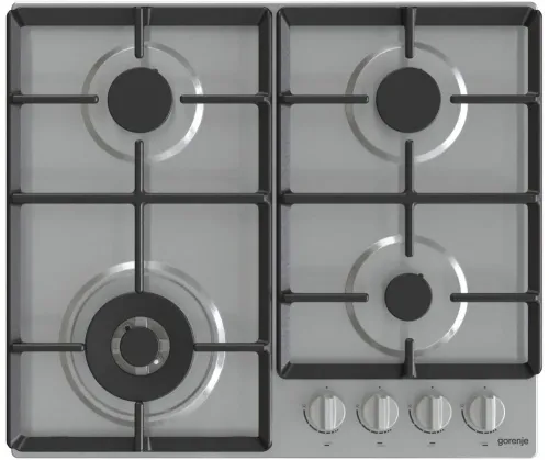 Plită pe gaz Gorenje GW 641 EX, Oțel inoxidabil