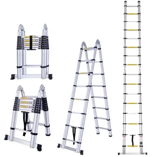 Лестница двойная телескопическая TECHNOWORKER 8x2