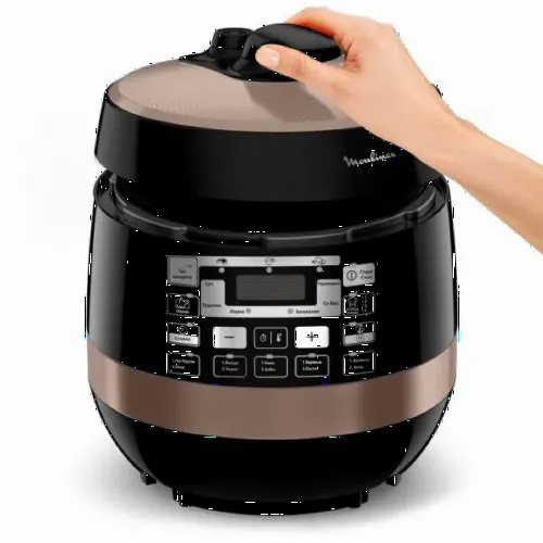 Aparat de gătit multifuncțional Moulinex Quickchef CE430A32, Negru
