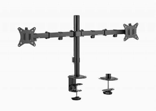 Настольный кронштейн для монитора Gembird MA-D2-01, Чёрный