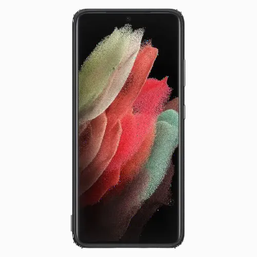 Чехол Samsung Silicone Cover for Galaxy S21 Ultra, Чёрный