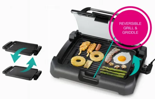Grătar electric Gorenje Table grill TG2000CB, 1800W, Negru