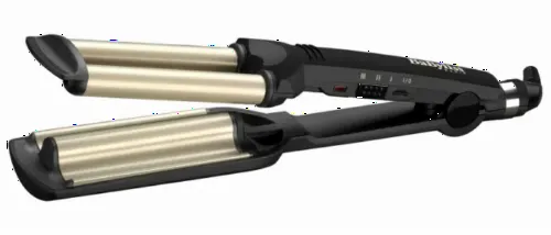 Ondulator de păr BaByliss Easy Waves C260E, Negru | Auriu