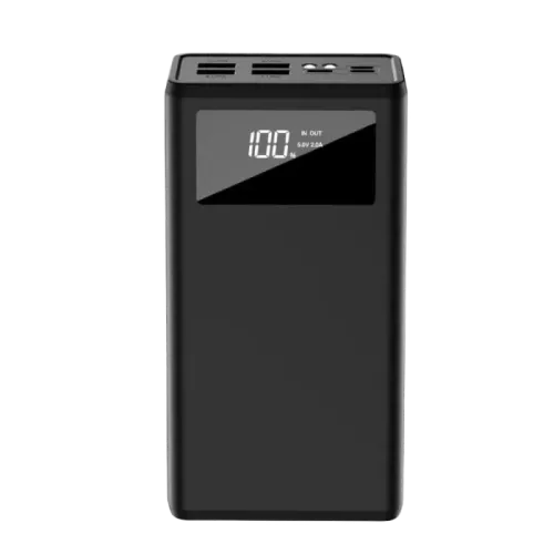 Power Bank XO 40000 mAh with digital display, PR124 Black (3input 4 output)