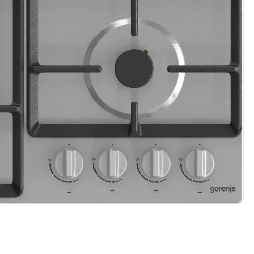 Plită pe gaz Gorenje GW 641 EX, Oțel inoxidabil