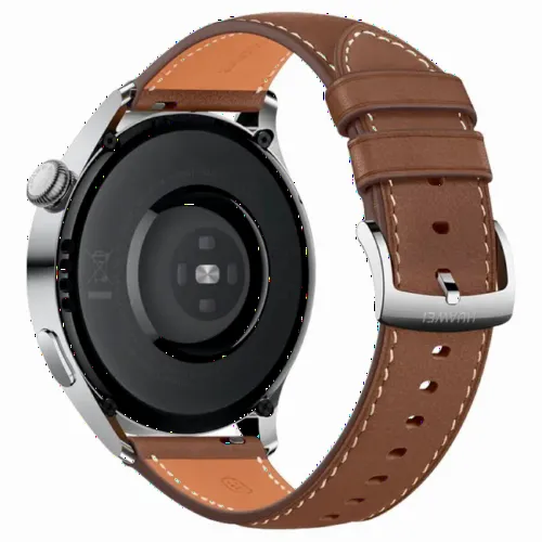 Умные часы Huawei WATCH 3, 46мм, Корпус Stainless Steel с Коричневым кожаным ремешком