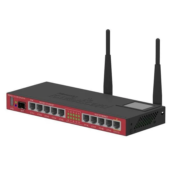 Маршрутизатор MikroTik RB2011UiAS-2HnD-IN, Чёрный