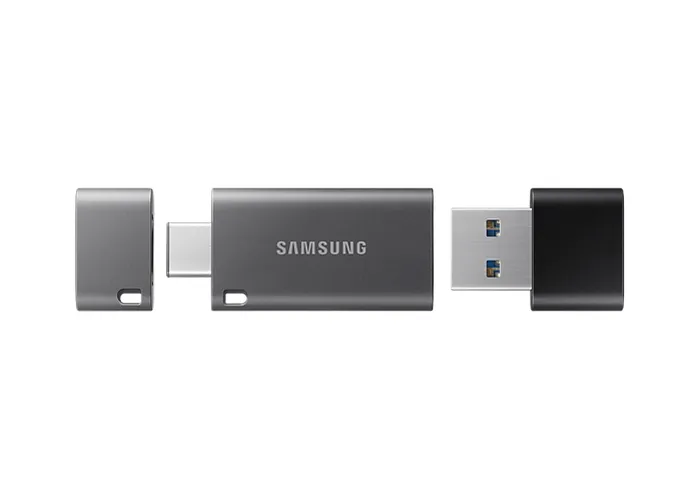 Memorie USB Samsung DUO Plus, 64GB, Negru/Gri