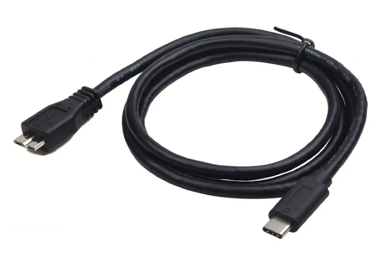 Кабель для зарядки и синхронизации Cablexpert CCP-USB3-mBMCM-1M, USB Type-C/micro-USB, 1м, Чёрный