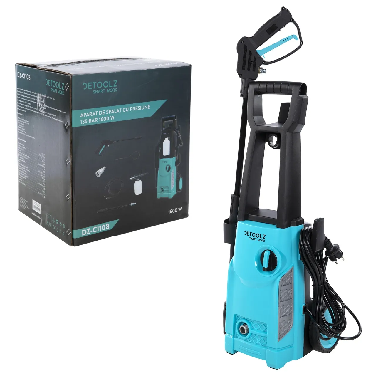 Masina de spalat cu presiune Detoolz 135bar 1600W — 5