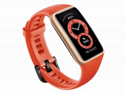 Спортивные/Тренировочные часы Huawei Band 6, 43мм, Amber Sunrise