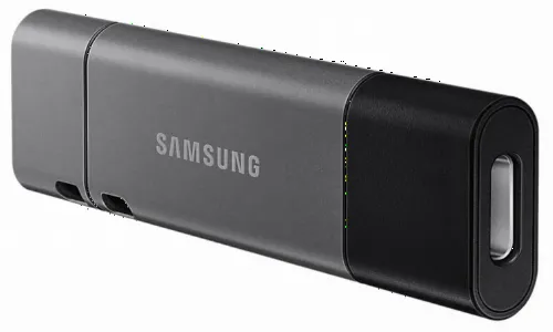 Memorie USB Samsung DUO Plus, 64GB, Negru/Gri