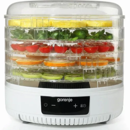 Deshidrator de fructe Gorenje FDK500GCW, Alb