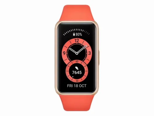Спортивные/Тренировочные часы Huawei Band 6, 43мм, Amber Sunrise