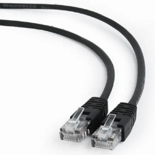 Patch cord Cablexpert PP12-0.25M, CAT5e UTP, 0,25m, Negru