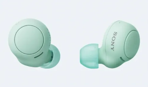Căști SONY WF-C500, Verde