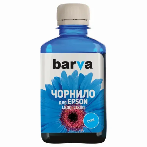Recipient de cerneală Barva PN-EL800N, 180ml, Cyan