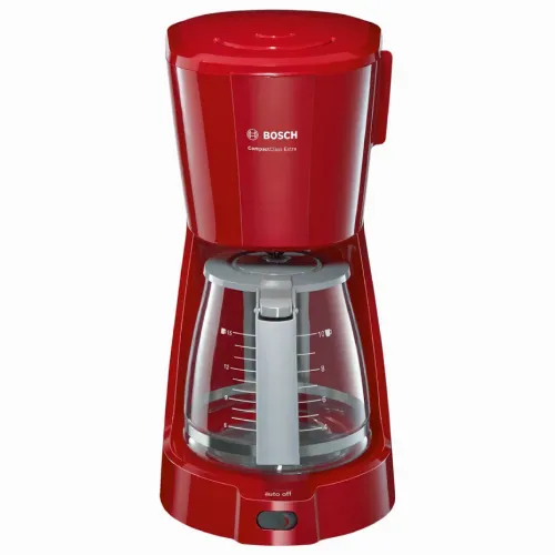 Cafetieră Bosch CompactClass TKA3A034, 1100W, Roșu