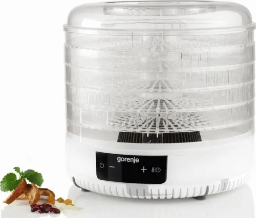 Deshidrator de fructe Gorenje FDK500GCW, Alb