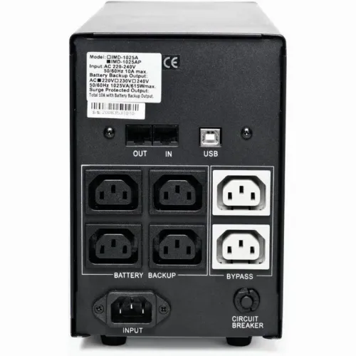 Sursă de alimentare neîntreruptibilă PCM IMD-1000AP, Linear-interactiv, 1000VA, Turn